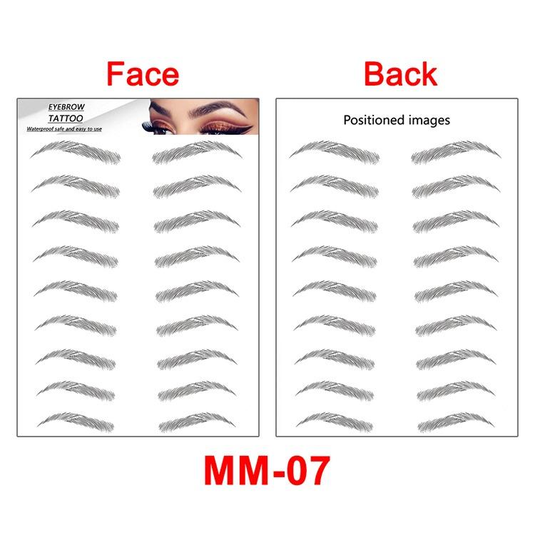 3d eyebrow sticker mm 07