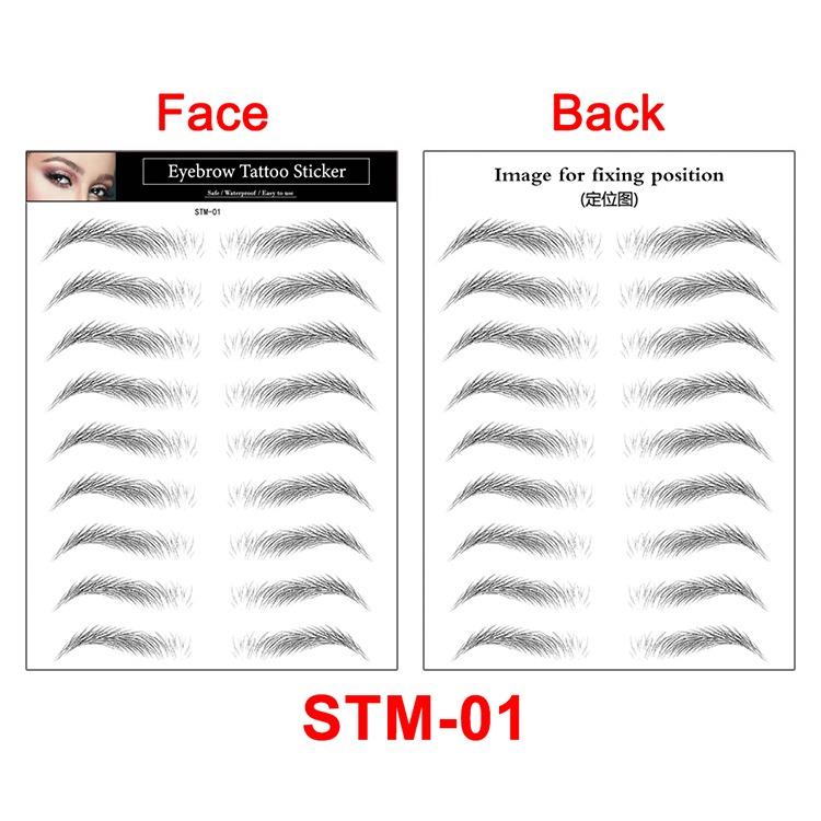 3d eyebrow sticker stm 01